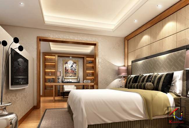 Mẫu trần thạch cao phòng ngủ đẹp 08