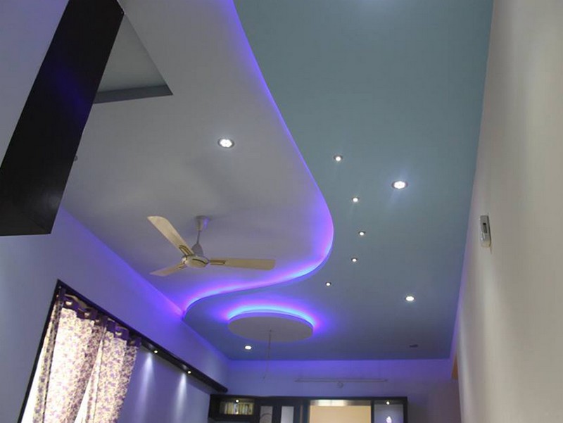 ý nghĩa phong thủy của trần thạch cao màu tím