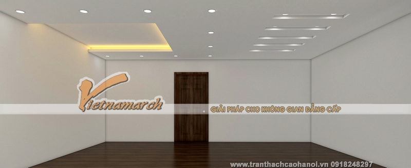 Thiết kế trần thạch cao phòng trong tầng 3