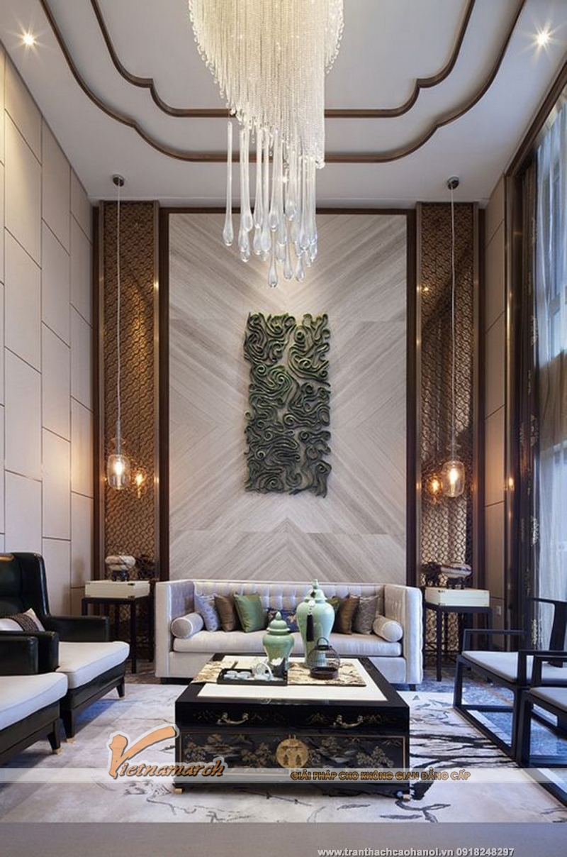Mẫu thiết kế trần thạch cao đẹp 01