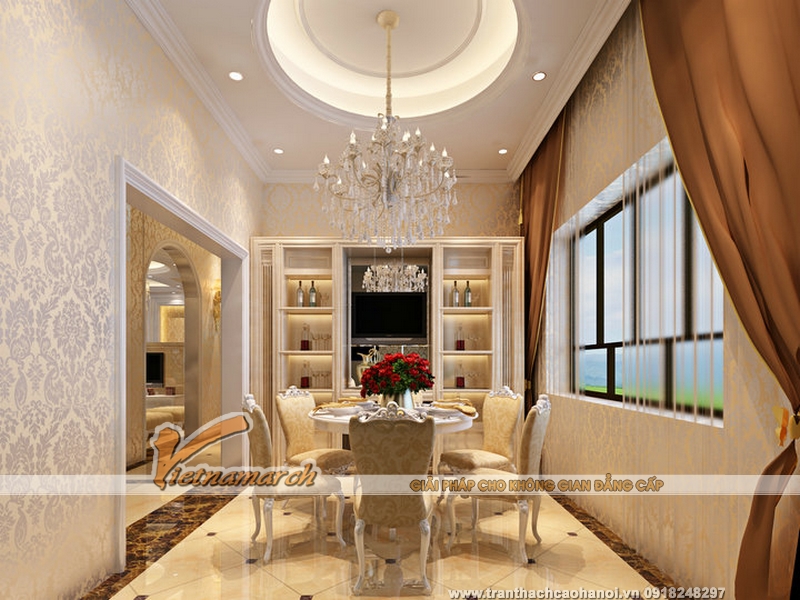 Mẫu trần thạch cao đẹp thanh lịch 02