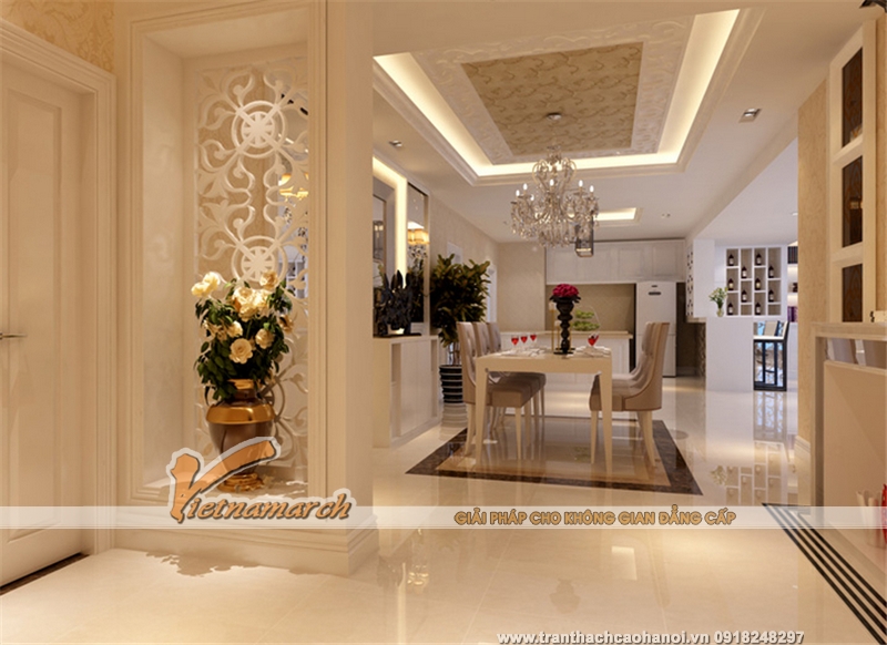 Mẫu trần thạch cao đẹp thanh lịch 10