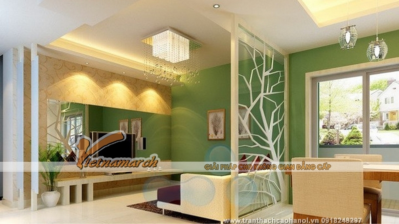 Mẫu trần thạch cao đẹp thanh lịch 03