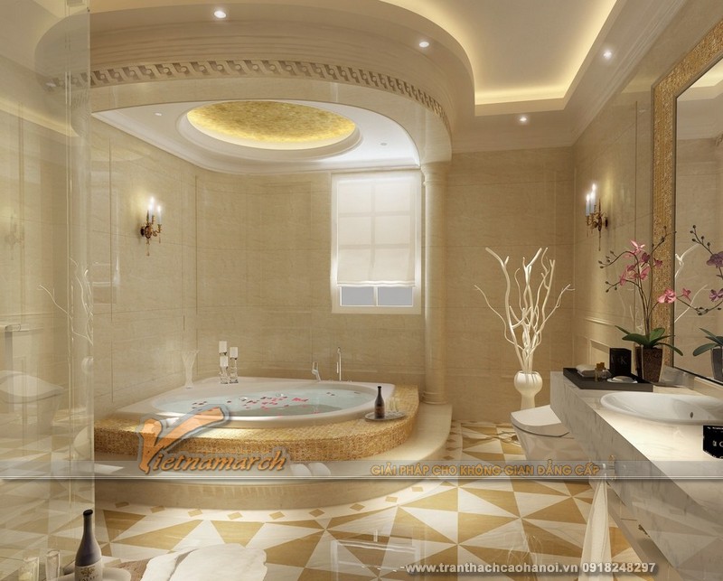 Phòng tắm cuốn hút và ấn tượng với thiết kế trần thạch cao 01 phong-tam-cuon-hut-va-an-tuong-voi-thiet-ke-tran-thach-cao10