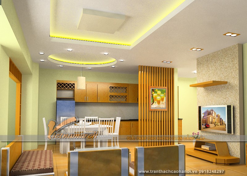 Đèn LED trang trí trần thạch cao 02