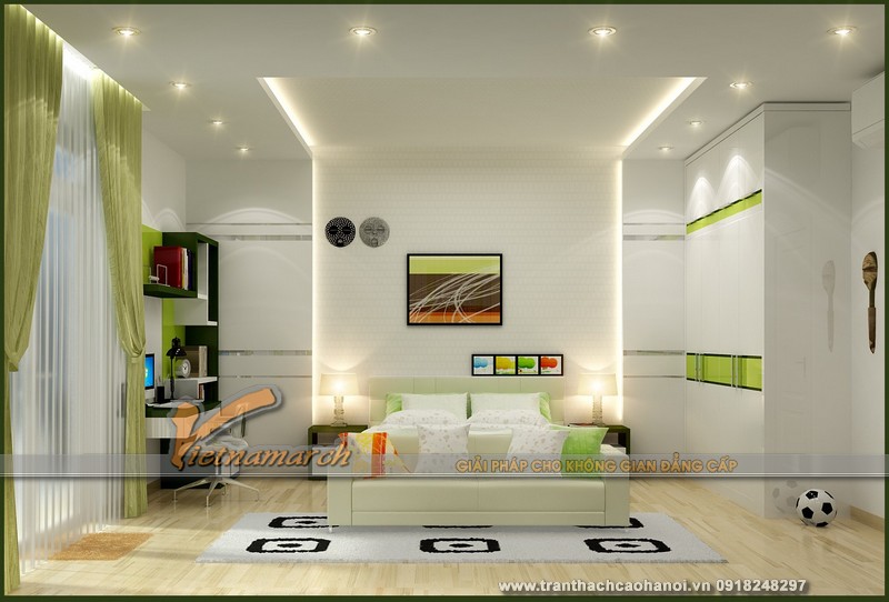 sự kết hợp hoàn hảo giữa đèn LED và trần thạch cao 01