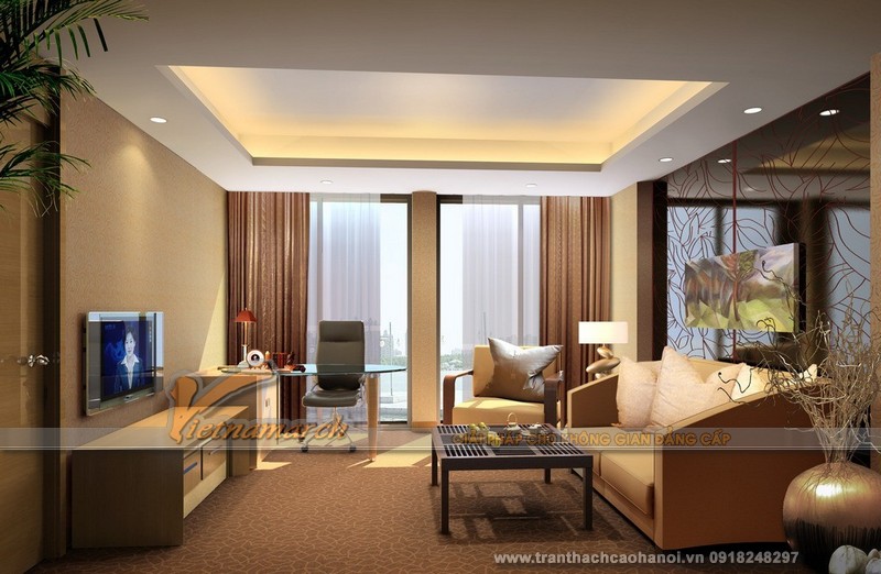 Trần thạch cao đẹp 03