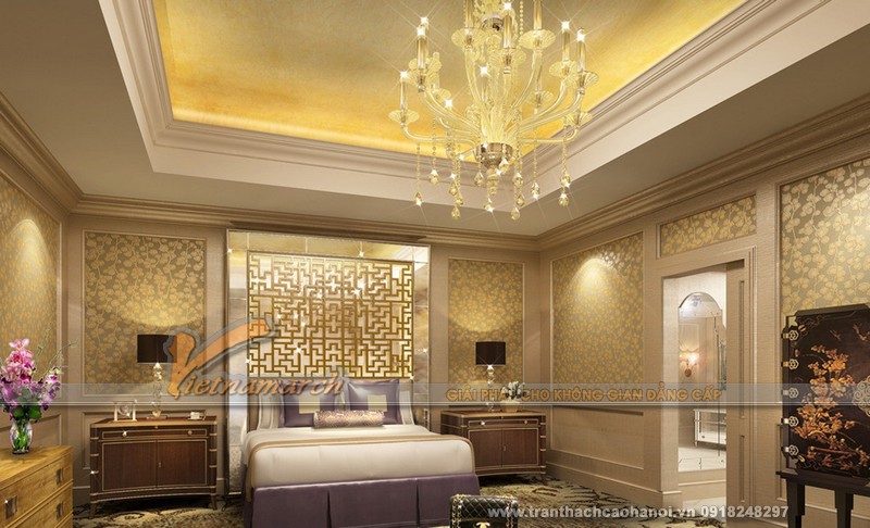 Trần thạch cao đẹp 01