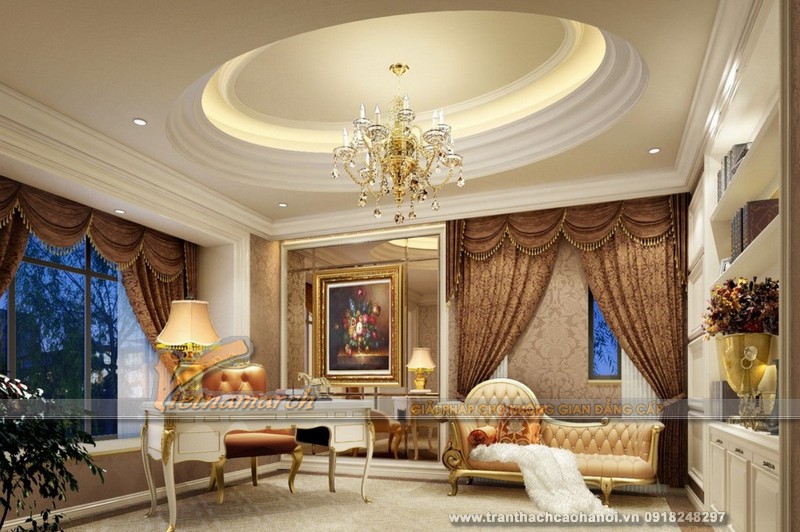 Trần thạch cao đẹp 05