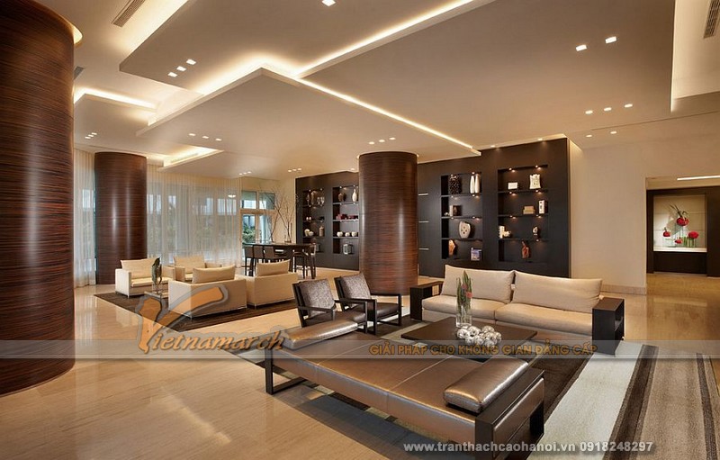 trang trí nhà đẹp với trần thạch cao 02