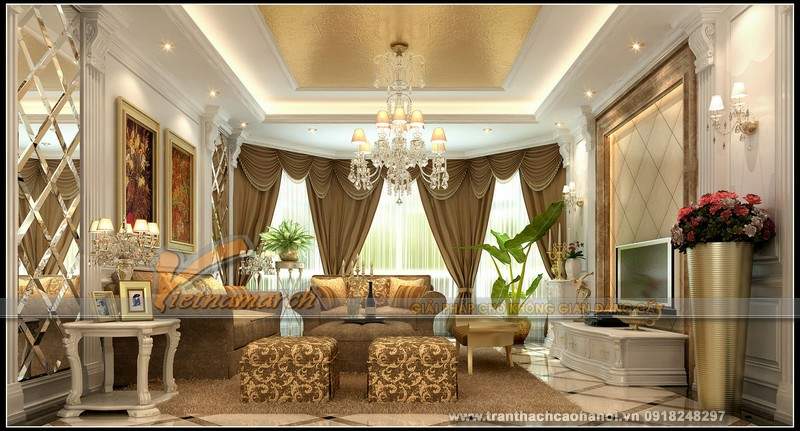 mau-thiet-ke-tran-thach-cao-theo-phong-khach-theo-phong-cach-co-dien16