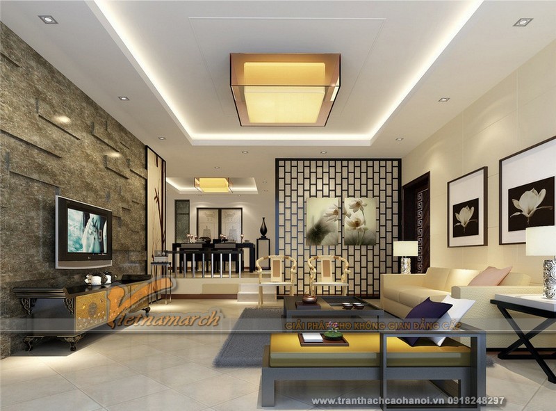 Mẫu trần thạch cao đẹp 03 Mẫu trần thạch cao đẹp 03