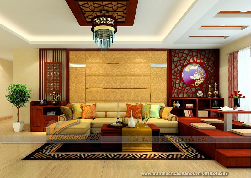 Mẫu trần thạch cao đẹp 04 Mẫu trần thạch cao đẹp 04