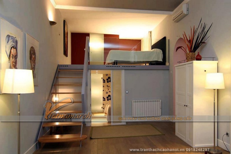 mẫu thiết kế trần thạch cao cho nhà nhỏ 07