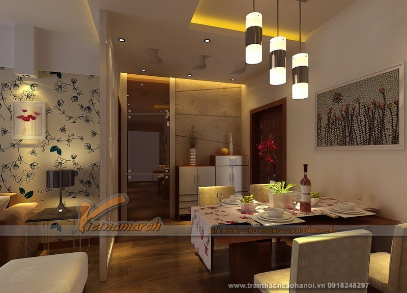 mẫu thiết kế trần thạch cao cho nhà nhỏ 10