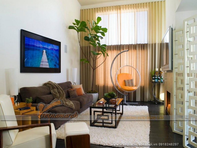 mẫu thiết kế trần thạch cao cho nhà nhỏ 04