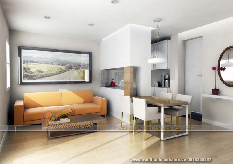 mẫu thiết kế trần thạch cao cho nhà nhỏ 05