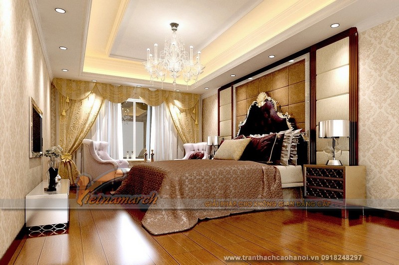 mẫu trần thạch cao giật cấp đẹp 05