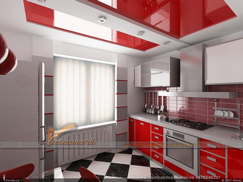 Mẫu thiết kế trần thạch cao hiện đại đẹp 05