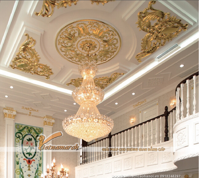 Mẫu thiết kế trần thạch cao đẹp thiết kế và thi công tại Bắc Kạn 03