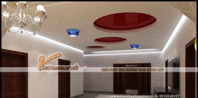 Mẫu thiết kế trần thạch cao đẹp thiết kế và thi công tại Bắc Kạn 07