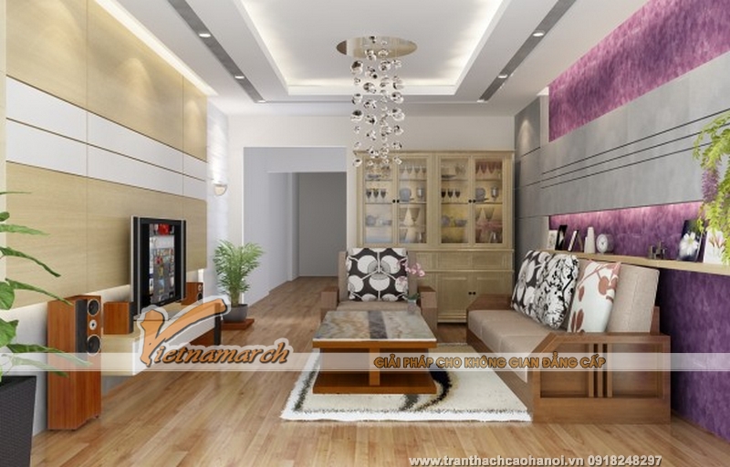 Mẫu thiết kế trần thạch cao đẹp thiết kế và thi công tại Bắc Kạn 10