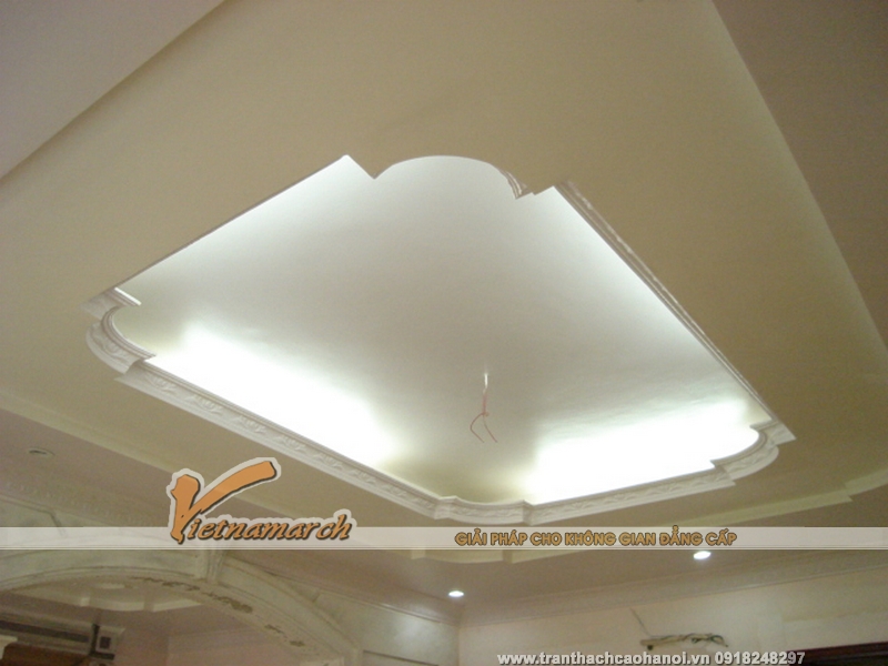 Mẫu thiết kế trần thạch cao đẹp thiết kế và thi công tại Bắc Kạn 09