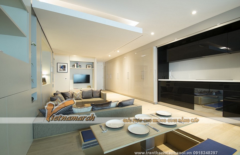 Mẫu trần thạch cao đẹp được thiết kế và thi công tại Điện Biên 03