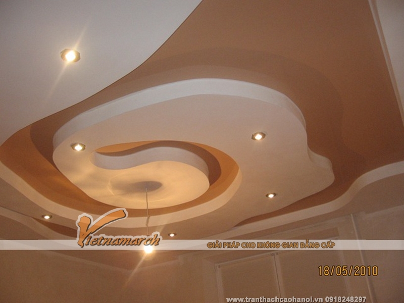 Mẫu trần thạch cao được thiết kế và thi công tại Hà Giang 01