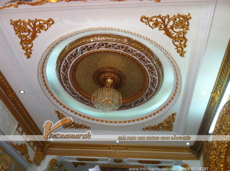 Mẫu trần thạch cao được thiết kế và thi công tại Hà Giang 04