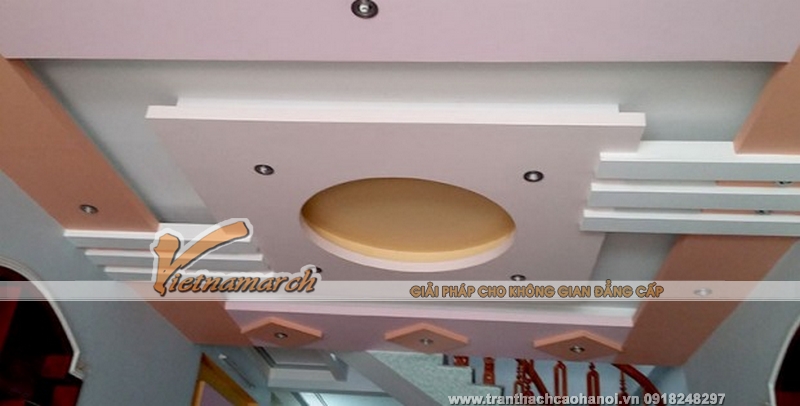 Mẫu trần thạch cao được thiết kế và thi công tại Hà Giang 06