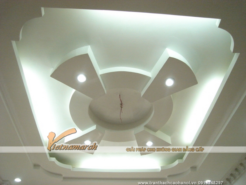Mẫu trần thạch cao được thiết kế và thi công tại Hà Giang 10