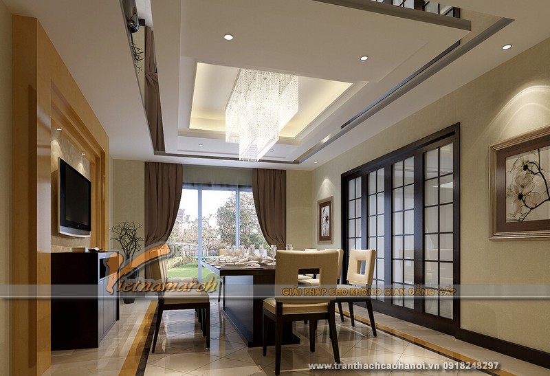 Thiết kế và thi công trần thạch cao tại Hai Bà Trưng 02
