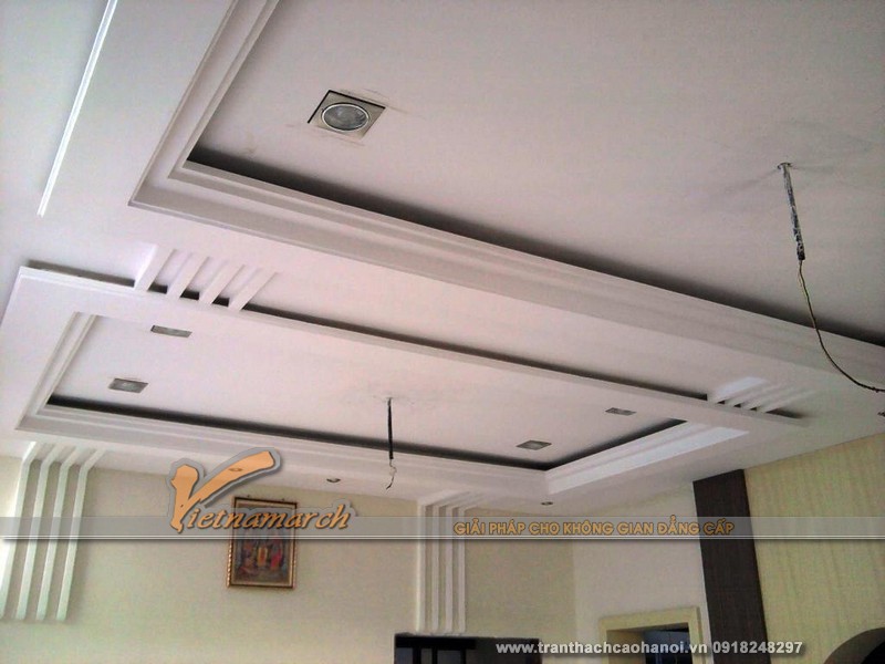 Thiết kế và thi công trần thạch cao tại Hai Bà Trưng 04