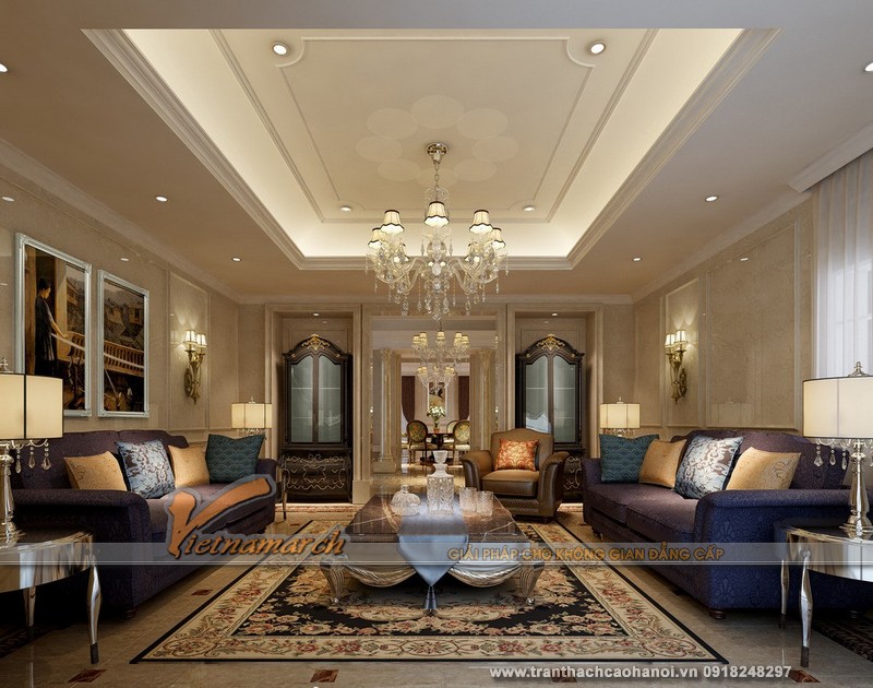 Thiết kế và thi công trần thạch cao tại Hà Đông 01