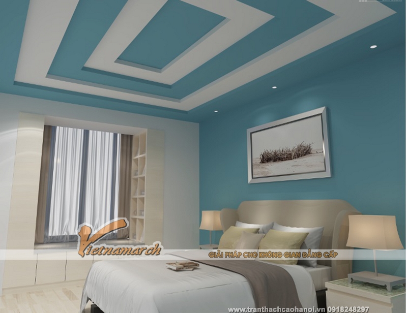 Mẫu trần thạch cao đẹp được thiết kế và thi công tại Phú Thọ 07