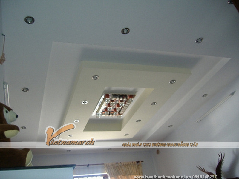 Mẫu trần thạch cao đẹp được thiết kế và thi công tại Phú Thọ 06