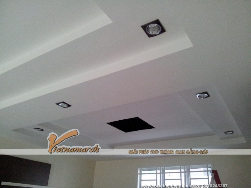Mẫu thiết kế trần thạch cao sang trọng và cá tính tại Thái Bình 09