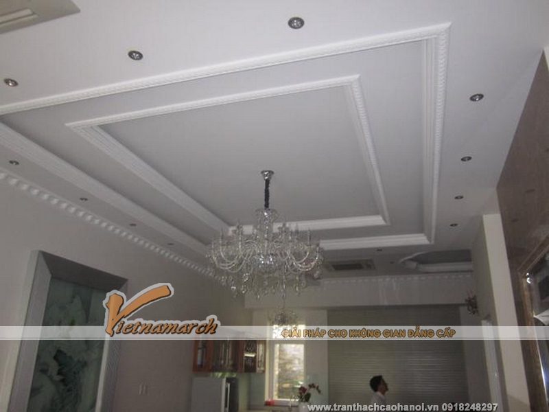 Mẫu thiết kế trần thạch cao sang trọng và cá tính tại Thái Bình 05