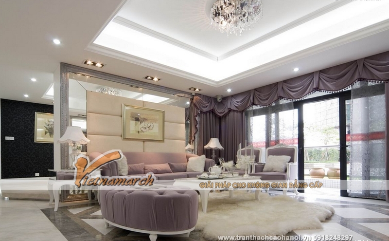 Mẫu thiết kế trần thạch cao đẹp sang trọng 12 Mẫu thiết kế trần thạch cao đẹp sang trọng 12