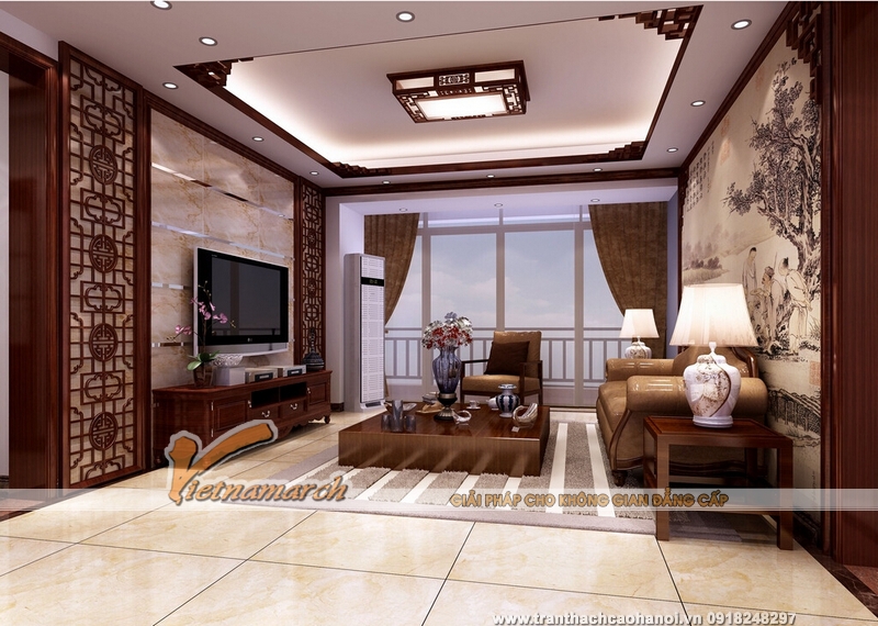 Mẫu thiết kế trần thạch cao đẹp sang trọng 15 Mẫu thiết kế trần thạch cao đẹp sang trọng 15