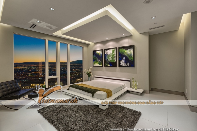 Mẫu thiết kế trần thạch cao đẹp sang trọng 07 Mẫu thiết kế trần thạch cao đẹp sang trọng 07