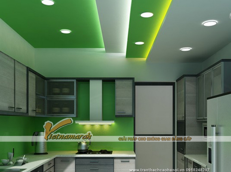Mẫu thiết kế trần thạch cao đẹp thanh lịch 07